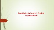 Backlinks in Search Engine Optimization