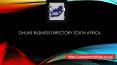 Online business directory South Africa PowerPoint PPT Presentation