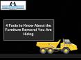 4 Facts to Know About the Furniture Removal You Are Hiring PowerPoint PPT Presentation