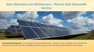 Solar Operations and Maintenance