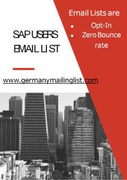 Email Database - Germanymailinglist