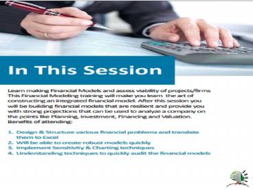 !! Financial !! Modelling Course Online Mindcypress