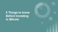 5 things to know before investing in bitcoin PowerPoint PPT Presentation
