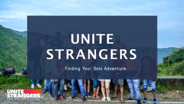 Travel Solo and Talk to Strangers