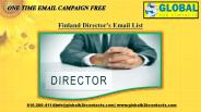 Finland Director's Email List