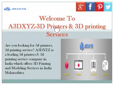 3D Printing Services in Karad India