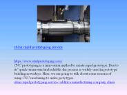 china rapid prototyping service