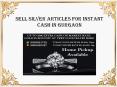 Sell Silver Articles for Instant Cash in Gurgaon