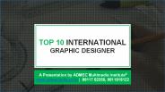 Top 10 International Graphic Designer