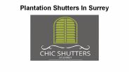 Plantation Shutters In Surrey