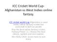 ICC Cricket World Cup-Afghanistan vs West Indies online fantasy. (1) PowerPoint PPT Presentation