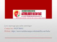 Love marriage specialist Astrologer