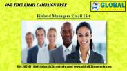 Finland Managers Email List