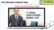 Iowa C-Level Executives Leads