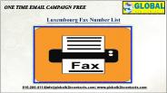 Luxembourg Fax Number List