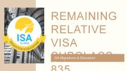 Remaining Relative Visa Subclass 835 | ISA Migrations & Education Consultants