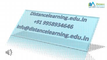 Narsee Monjee Institute of Management Studies Distance Education