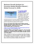 Business Growth Analysis for Precision Guided Munition Market | Global Forecast to 2025. PowerPoint PPT Presentation