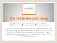 Online English assignment