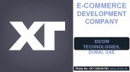 E-Commerce Development Company- Xicom Technologies