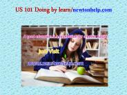 US 101 Doing by learn/newtonhelp.com