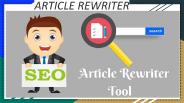 Article rewriter tool.
