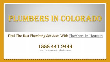 Find the best plumbing services with Plumbers in Houston
