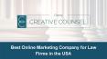 Best Online Marketing Company for Law Firms in the USA PowerPoint PPT Presentation
