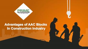 Benefits of Using AAC Blocks In Construction Industry