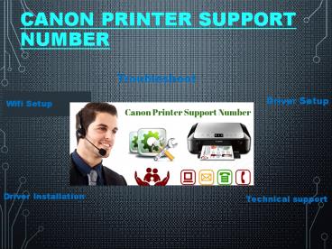Canon Printer Support phone number