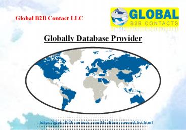 Globally Database Provider