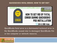 QuickBooks Fatal Error: Reason & Solution