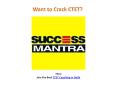 Best CTET Coaching in Delhi PowerPoint PPT Presentation
