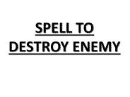 SPELL TO MAKE ENEMY ILL