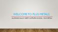 Plus Metals company PowerPoint PPT Presentation