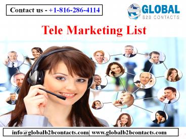 Telemarketing List