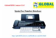 Spain Fax Number Database