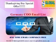 Germany COO Email List