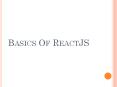 PPT – basics of reactjs (1) PowerPoint presentation | free to download ...