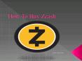 how to buy zcash