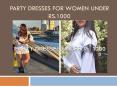 Party Dresses For Women Under Rs.1000 PowerPoint PPT Presentation