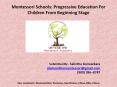 Montessori Schools: Progressive Education for Children from Beginning Stage PowerPoint PPT Presentation