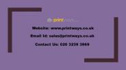 Business Card Printing Services in UK