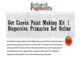 Get Casein Paint Making Kit | Dispersion Primaries Set Online PowerPoint PPT Presentation