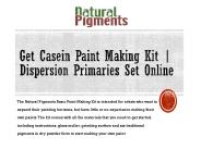 Get Casein Paint Making Kit | Dispersion Primaries Set Online