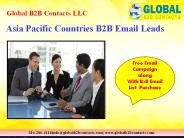 Asia Pacific Countries B2B Email Leads