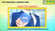 France CEO's Email List