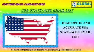 USA State-wise Email List