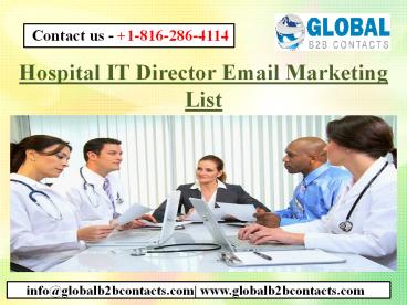 Hospital IT Director Email Marketing List