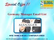 Germany Manager Email List